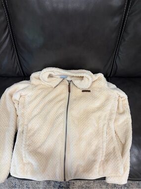 Columbia Women's Cream Sherpa Full-Zip Jacket